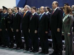 El Presidente Felipe Calderón reiteró que la economía mexicana está sólida y que se redujo el nivel de desempleo. EL UNIVERSAL  /