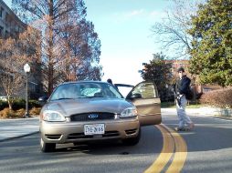 Autoridades implementaron un operativo de vigilancia en el campus tras el tiroteo. AP  /