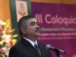 El presidente del IFE, Leonardo Valdés, trató el tema en el marco del II Foro sobre Democracia Latinoamericana. ARCHIVO  /