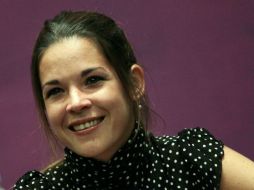 La hija del escritor estuvo también en el marco de la FIL.  /