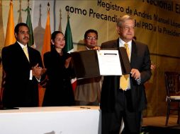 El presidenciable de las izquierdas insiste en sus ánimos de concretar el renacimiento del país. EL UNIVERSAL  /