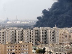 Vista de la ciudad de Homs, donde ayer se registró una explosión que afectó a cientos de habitantes. EFE  /
