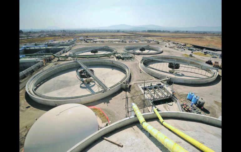 La planta de tratamiento de El Ahogado será la tercera más grande de México.  /