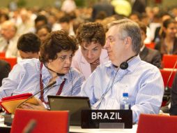 Delegados durante una sesión plenaria en la Conferencia de las Naciones Unidas para el Cambio Climático. REUTERS  /