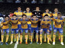 El cuadro de Tigres pude levantar el trofeo este domingo por la noche. MEXSPORT  /