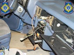 Los daños de su vehículo y las piezas robadas en dos mil pesos. ESPECIAL  /