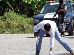 Las fuerzas policiales que conforman el Operativo Laguna Segura iniciaron la búsqueda de los atacantes. ARCHIVO  /