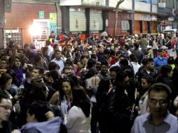 Negocios y viviendas fueron desalojadas luego del sismo en el DF. EL UNIVERSAL  /