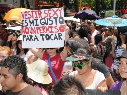 Valdés Peña señaló que para el gobierno capitalino es un compromiso diario velar por los derechos de la mujer. ARCHIVO  /