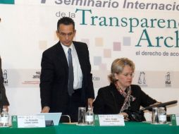 En la imagen, Cuarto Seminario Internacional de Transparencia a los Archivos, en el TEPJF en la ciudad de México.  NOTIMEX  /
