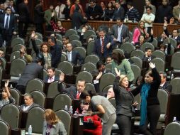 Los diputados del PRI pidieron que los uqe tengan pruebas denuncien oficialmente a los funcionarios involucrados con el narco. NTX  /