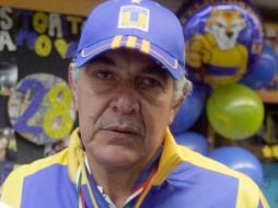 ''Tuca'' Ferretti luce sin bigote luego del triunfo del equipo. REUTERS  /