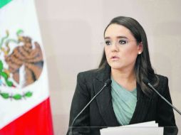 La vocera del Presidente Felipe Calderón asegura que los resultados de la investigación se darán de manera puntual. EL UNIVERSAL  /
