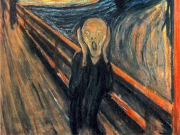 En 1863 nace el pintor e ilustrador noruego Edvard Munch. En la foto: su obra 'El grito'. ESPECIAL  /