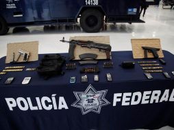 Parte del decomiso logrado durante el operativo. NOTIMEX  /