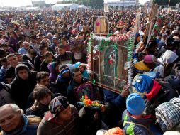 En el festejo no hubo incidentes ni percances mayores. AP  /
