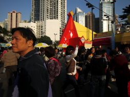 Precisamente este lunes 12 de diciembre los residentes de Hong kong pudieron participar de una feria de productos locales. REUTERS  /