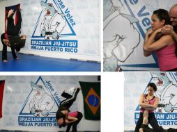 Un maestro de Puerto Rico enseña el deporte a una de sus alumnas. EFE  /