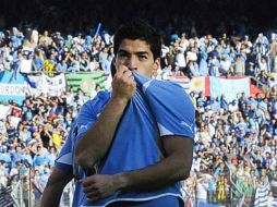 El jugador del Liverpool, Luis Suárez, es acusado de insultar a Patrice Evra del Manchaster United. MEXSPORT  /