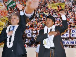 El presidente de Bolivia Evo Morales, hizo la propuesta de derrivar las avionetas cuando se nieguen a aterrizar. AFP  /