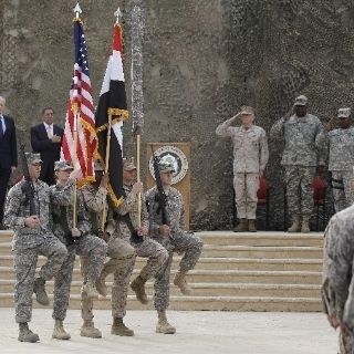 Estados Unidos descuelga su bandera en Bagdad