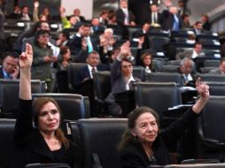 El pleno de la Cámara de Diputados aprobó la reforma en materia electoral que prohíbe la figura de las llamadas 'Juanitas'.  /
