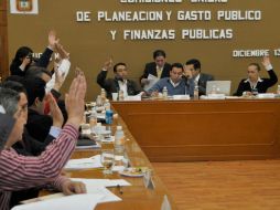 Diputados de la LVII Legislatura del Estado de México aprobaron hoy por unanimidad el Presupuesto de Egresos. ESPECIAL  /