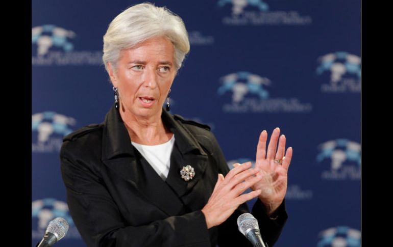 La títular del FMI, Christine Lagarde, dijo que había algunos puntos económicos brillantes en los países de Asia y Latinoamérica. AFP  /