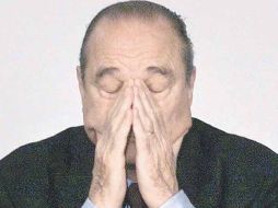 De no ser por sus problemas de memoria, Jacques Chirac habría enfrentado cerca de 10 años tras las rejas. AP  /