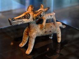 En la imagen se puede aprediar figurilla de un tlacuache. NOTIMEX  /