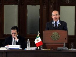 El Presidente Felipe Calderón expresó que el gobierno está cambiando para dejarle un país mejor a las futuras generaciones. NTX  /