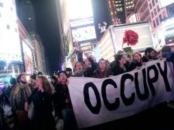 En el centro de Manhattan, se cumplen tres meses del movimiento 'Ocupa Wall Street'. AFP  /