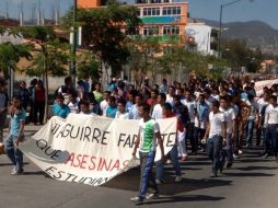 Los estudiantes determinaron seguir con las protestas pese al inicio del periodo de vacaciones escolares. NTX  /