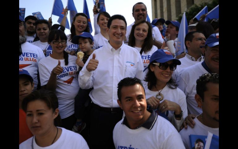 Ulloa aspira a ser candidato de Acción Nacional a la gubernatura de Jalisco.  /