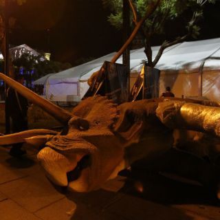 Dinosaurios invaden el Centro Histórico