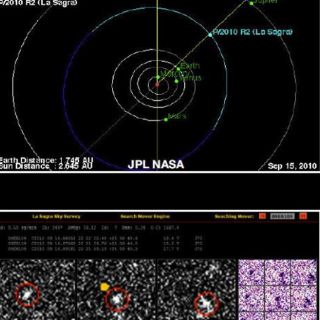 Astrónomos creen que hay agua en cometa La Sagra