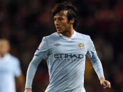 Un gol de Silva en el partido pasado evitó que el City se viera superado por el equipo en el que milita 'Chicharito' Hernández. REUTERS  /