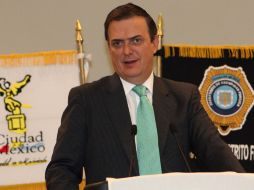 Marcelo Ebrard reconoció también que las campañas presidenciales rumbo a 2012 serán intensas. NTX  /