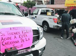 Brigadas de salud fumifan zonas de riesgo en la ciudad.  /