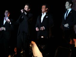 Il Divo se presenta en Asunción con motivo del cierre de las celebraciones del año Bicentenario de la Independencia. EFE  /