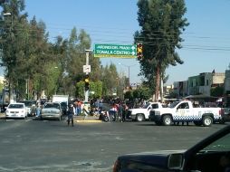 Los elementos de seguridad municipal detienen sus labores desde el primer minuto del miércoles.  /