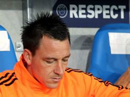 De ser encontrado culpable, John Terry podría ser multado con un máximo de dos mil 500 libras. AFP  /