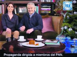 Aunque no menciona a los miembros del PAN, Santiago Creel tampoco hace referencia a toda la población. ESPECIAL  /