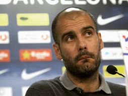 Hay disposición del club para llegar a un buen acuerdo con ''Pep'' Guardiola. EFE  /