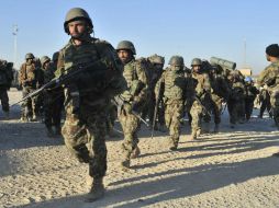 El Reino Unido tiene actualmente unos 9,500 militares estacionados en  Afganistán. EFE  /