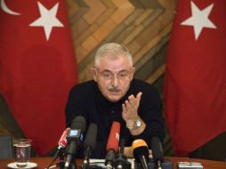 El embajador de Turquía en Francia, Tahsin Burcuoglu, abordó el tema en una rueda de prensa celebrada hoy. EFE  /