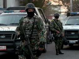 Elementos de la VI Región Militar fueron alertados de la presencia de un grupo armado en la carretera Pánuco-Tantoyuca. AFP  /