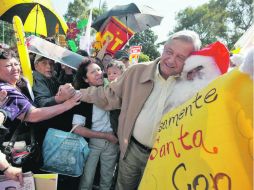 En el mitin en Azcapotzalco, López Obrador preguntó al TEPJF qué es lo permitido por la ley que él puede decir y qué no. NTX  /
