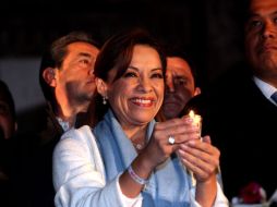 La precandidata del PAN, Josefina Vázquez Mota asegura que ha habido mejores manejos del dinero en gobiernos panistas. EL UNIVERSAL  /