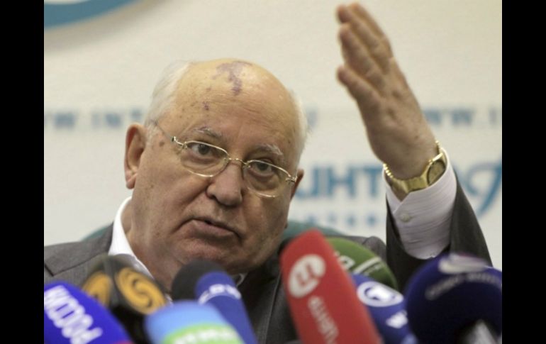 La dimisión de Gorbachov puso punto final a siete décadas del imperio comunista soviético. ARCHIVO  /